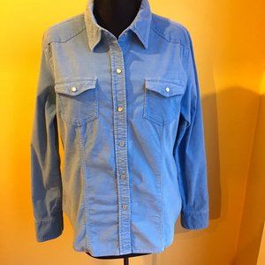 GASOLINE baby corduroy western shirt (M)